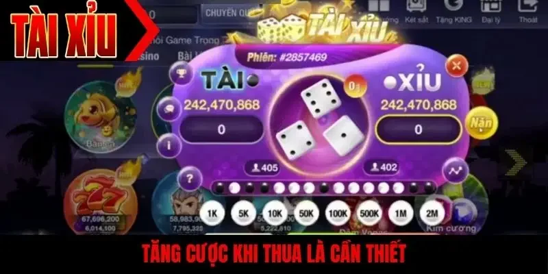 Tăng cược khi thua là cần thiết