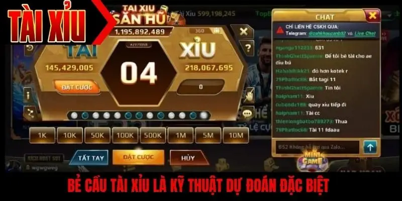 Bẻ cầu tài xỉu là kỹ thuật dự đoán đặc biệt